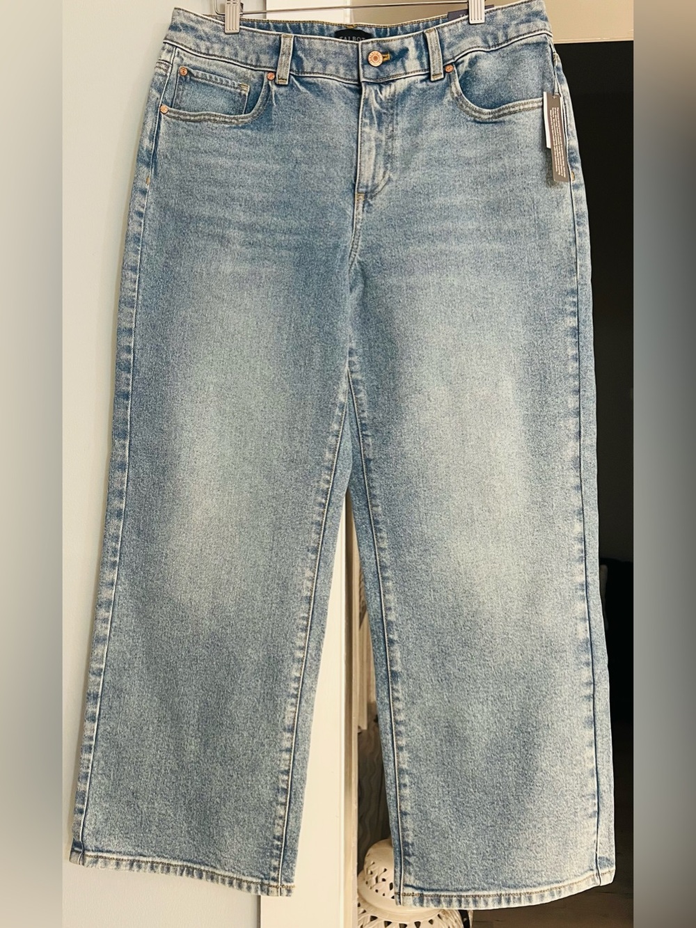 Talbots Light Blue Classic Jean Trouser Full Length Mid Rise Women’s size 12